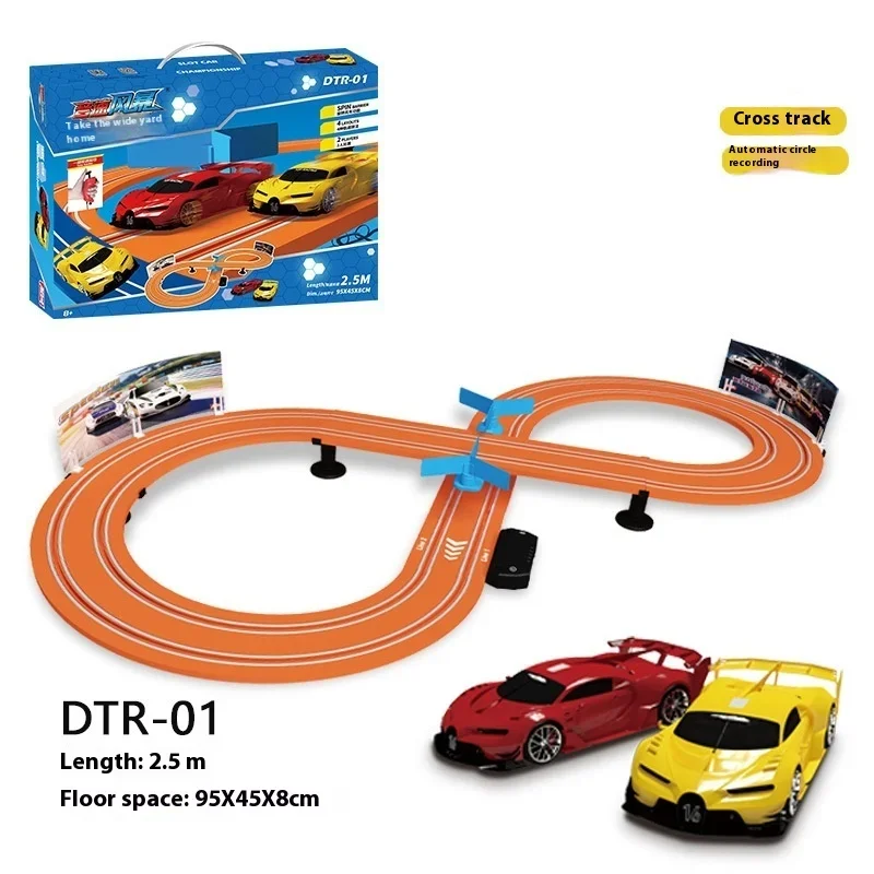 Rc Car Track Speedstorm Electric Racing Car Two Person Toy Roller Coaster Sports Car Track Boy Remote-controlled Track Racing Ca