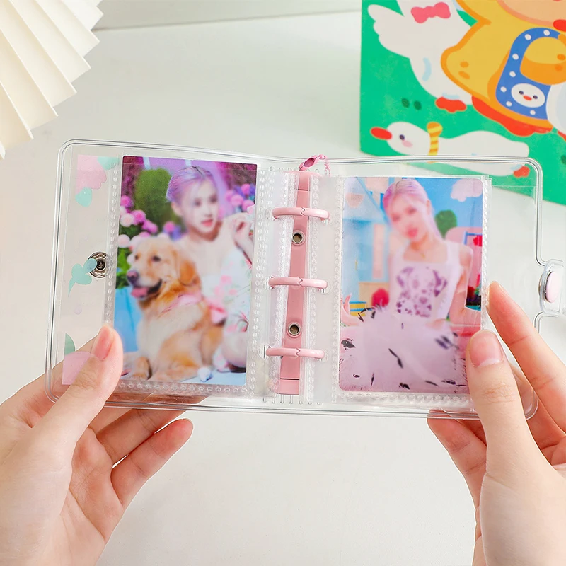 Photo Album With Pendant Card holder Photocard Holder Collection Book Hand Account Book Storage Album Crapbook Collection INS