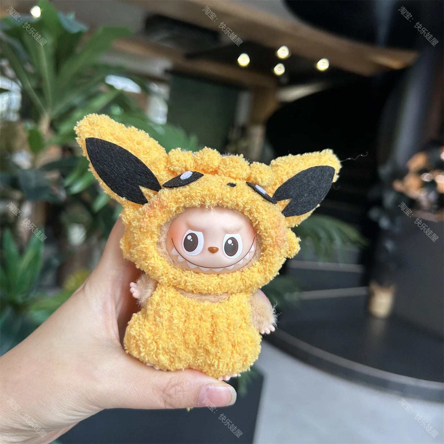 ملابس جديدة ل 10 سنتيمتر Labubu 4.0 ملابس دمى الفينيل لطيف أنيمي Eevee شخصية دمية فستان زي الملابس لدمى اكسسوارات #5