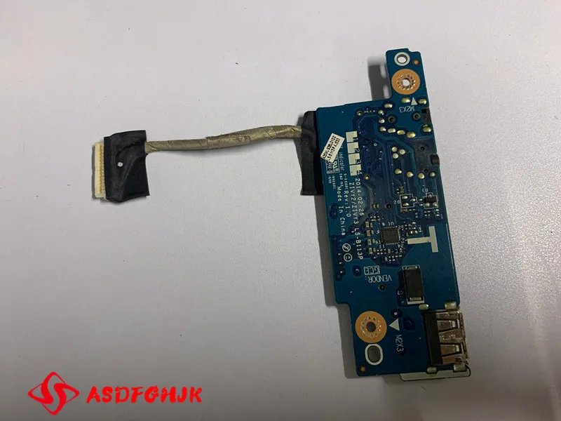 Placa de ranura SD con conector de Audio USB Original para Lenovo Y50, Y50-70, Y70-70, ZIVY2, ZIVY3, LS-B113P, completamente probada, envío gratis