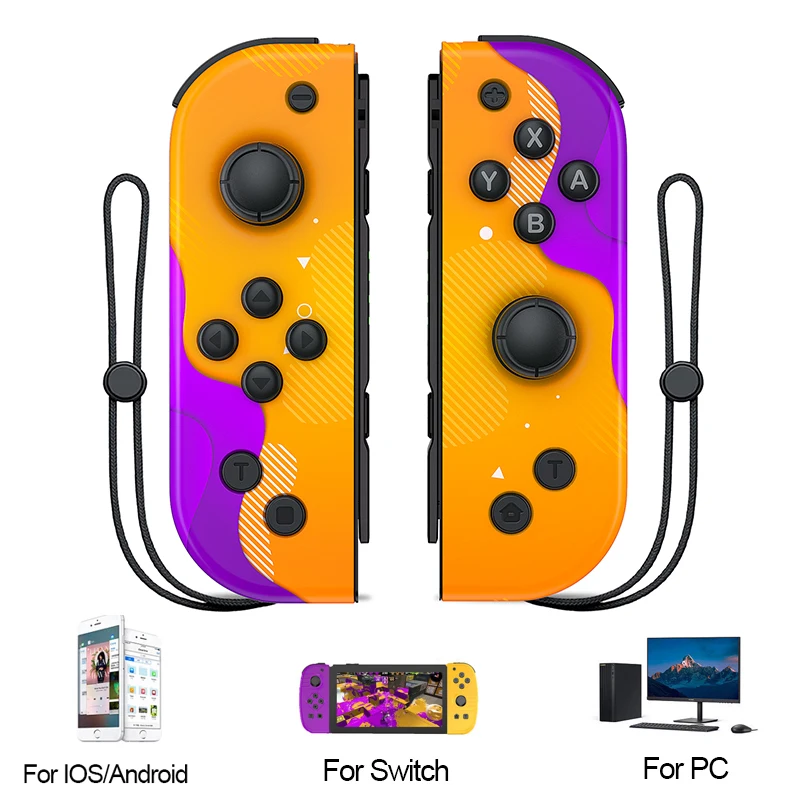 Manette de jeu sans fil pour Switch OLED Lite, 6 axes, gyroscope, vibration, Turbo JoysUniverse, IOS, Android, PC, BT, manette de jeu, pas de sangle