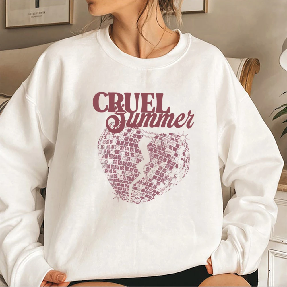 Vintage Cruel Summer Sweatshirt Eras Tour Mindnights Hoodie Lover Inspired Anti Hero Sweater Unisex Music Crewneck Sweatshirts