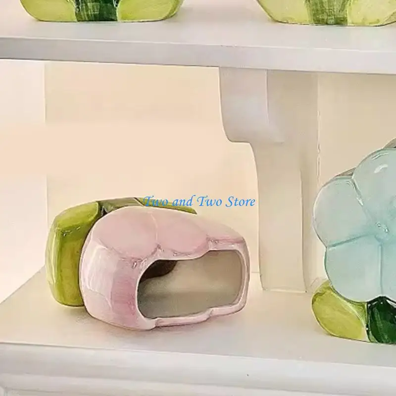 

HX6F Creative Tulips Flower Pots Mold Pen Holder Silicone Mould Concrete Plaster Planter Vase Mold Epoxy Resin Mold