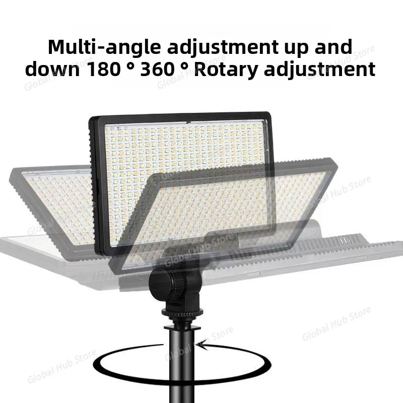 416 32W High-brightness Flat-panel Photography Lights, Beauty Lights for Live-streamers, and Outdoor Live-streaming Lights