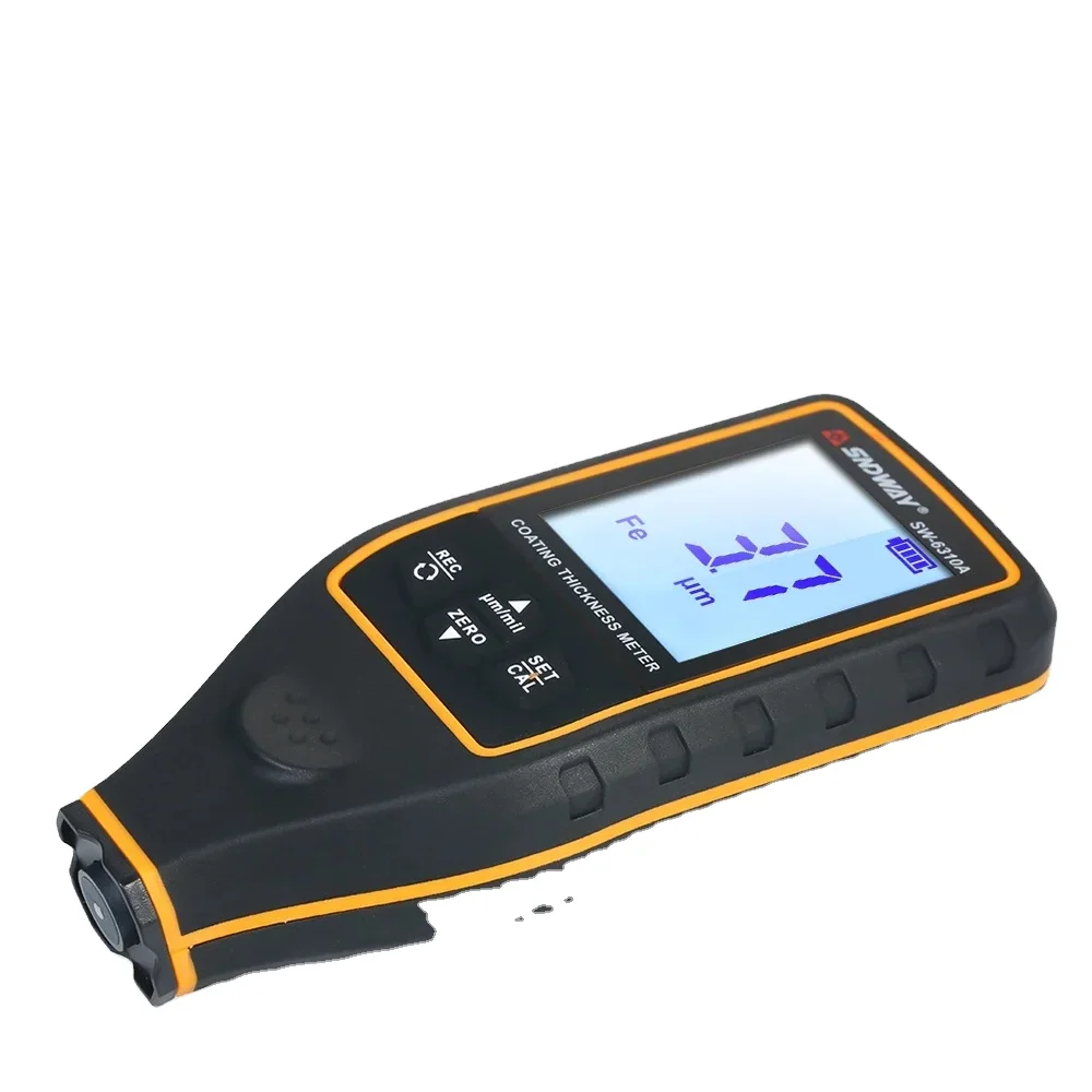 

SNDWAY SW-6310A Digital Paint Coating Thickness Gauge Car Detector Refinishing Paint Micrometer Fe/NF Probe Detector