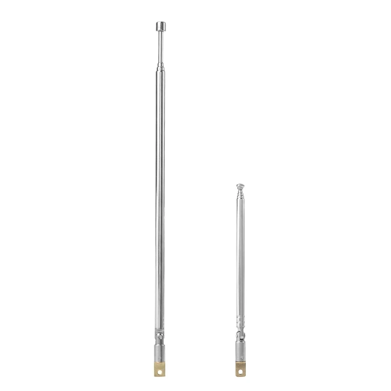 Telescopische antenne voor elektronisch radio-tv-signaal 4/5 secties Radioafstandsbediening Audio-antenne Antenneconnector D46B