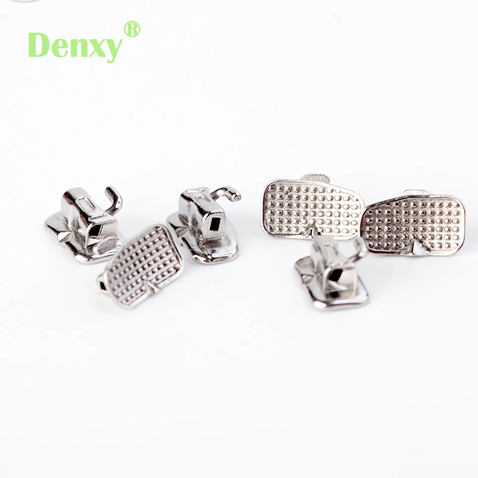 200pcs/box Denxy Dental Orthodontic Buccal Tubes 1st molar wide entrance MIM buccal tube Monoblock Non Convertible ortho bracket