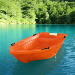 2.7x1.2x0.45M Plastic Fishing Boat River Cleaning Boat Compatible with Outboard Engine