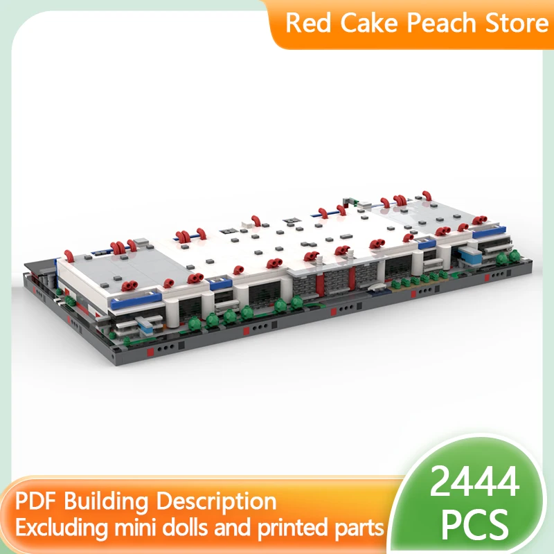 

Модель городской улицы MOC, конструктор из строительных блоков, модульный, технологичный, для детей, праздничный подарок, игрушка для сборки