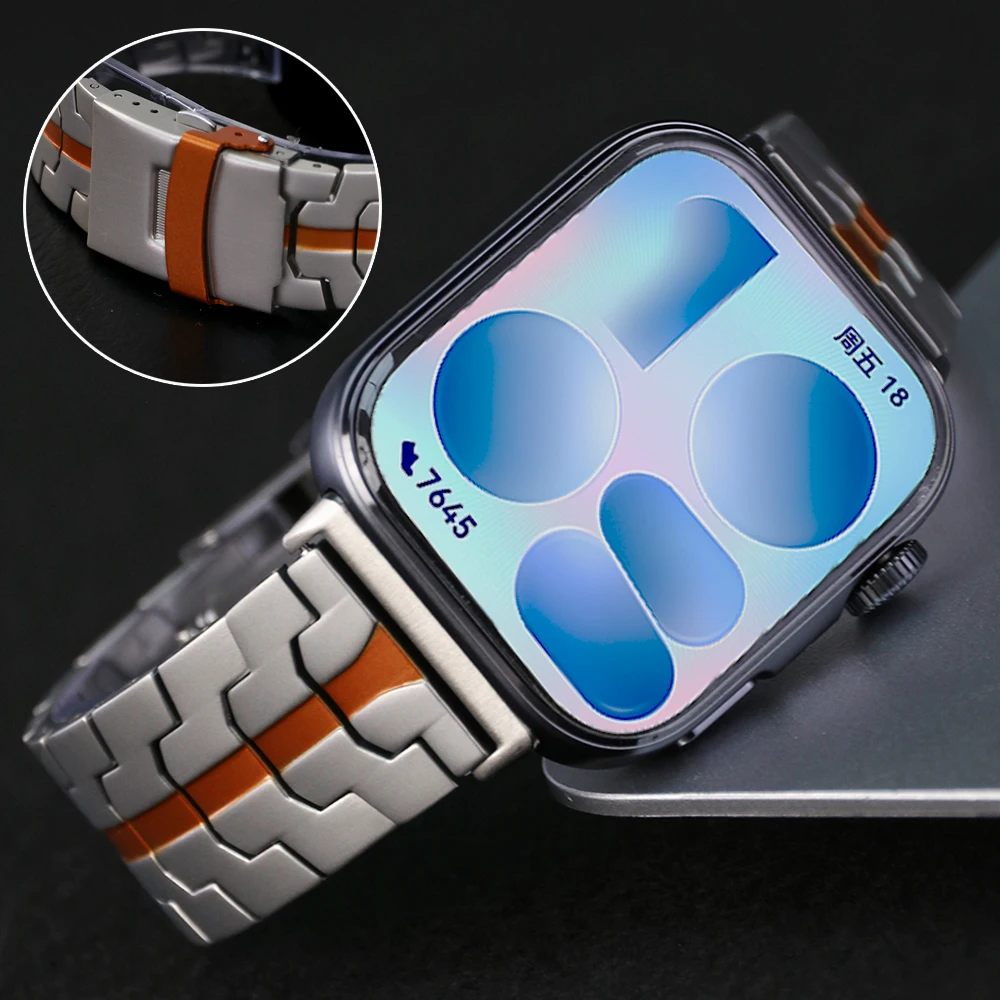 Edelstahl-Armband für Huawei Watch Fit 5 Pro Metall-Ersatzband für Huawei Fit3 Fit4 Fit4Pro Fit5 Pro