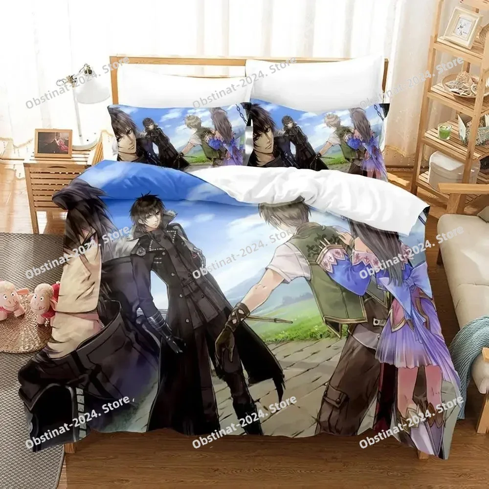 

3D Atelier Totori The Adventurer of Arland Bedding Set Printed single Comforter Duvet Cover Pillow Case 3 Pieces Kids Adult Size