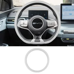 Steering Wheel Cover for BYD Seagull Dolphin Han EV Yuan Plus Qin Plusdmi Tang Seal Song Pro Silicone Non-slip Steering Wheel