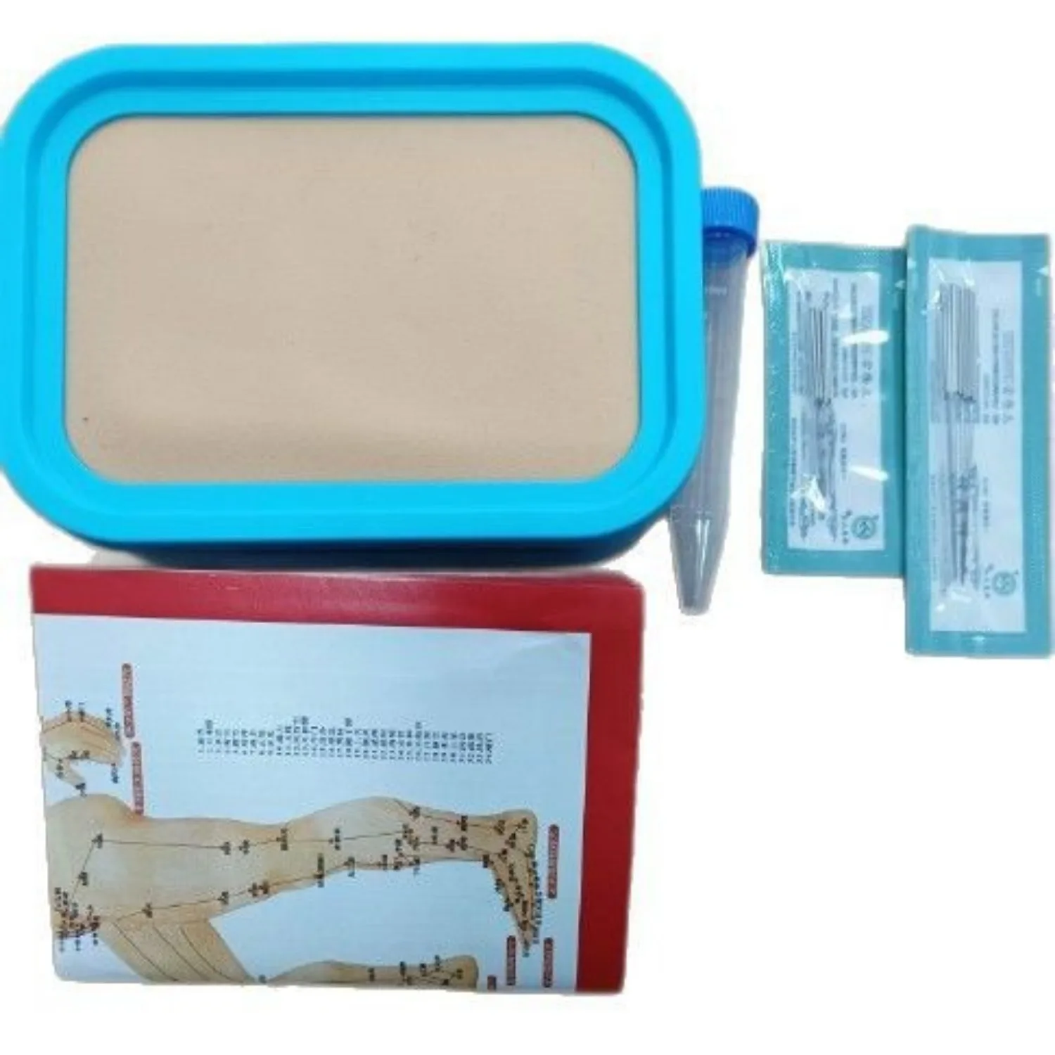 Acupuncture Training Practice Model Kit - Acupuncture Point Location Training Needle Package for Chinese Medicine Students with