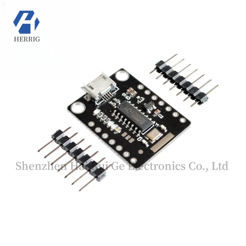 

1PCS CH340G USB to TTL Module to Serial Download Cable MICRO INTERFACE Support 3.3V 5V Blackboard
