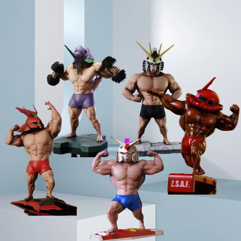 โมเดลแอ็คชั่นฟิกเกอร์ ซากุร่า นู รุ่นมีกล้ามเนื้อ - ชัซาบิ ฟาตี้ ซากุร่า ของเล่นสะสมสำหรับเด็ก ไอเดียของขวัญเครื่องจักรสำหรับผู้ที่ไม่เคยเล่นมาก่อน