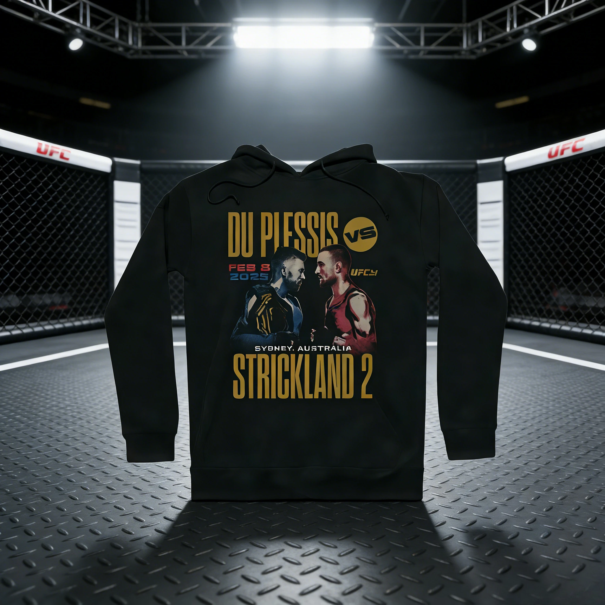 

UFC Event: Theme 2026, осень/зима, 100% хлопок, удобная повседневная свободная толстовка с принтом, подходящая для мужчин и женщин