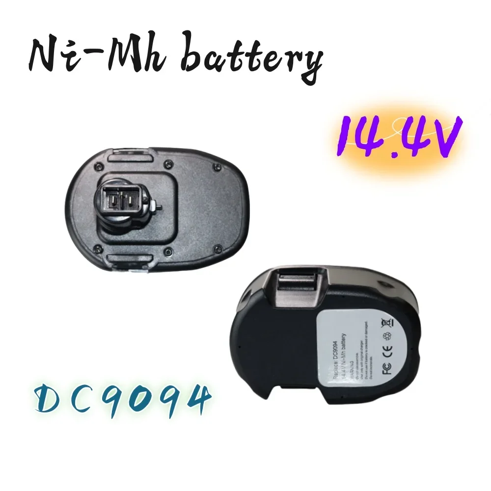 Para dewalt 4.8/6.8/9.8/12.8ah 14.4v ni-mh bateria de substituição 14.4v xrp dc9091 dc9094 dw9091 de9091 de9092 14.4 volts sem fio po