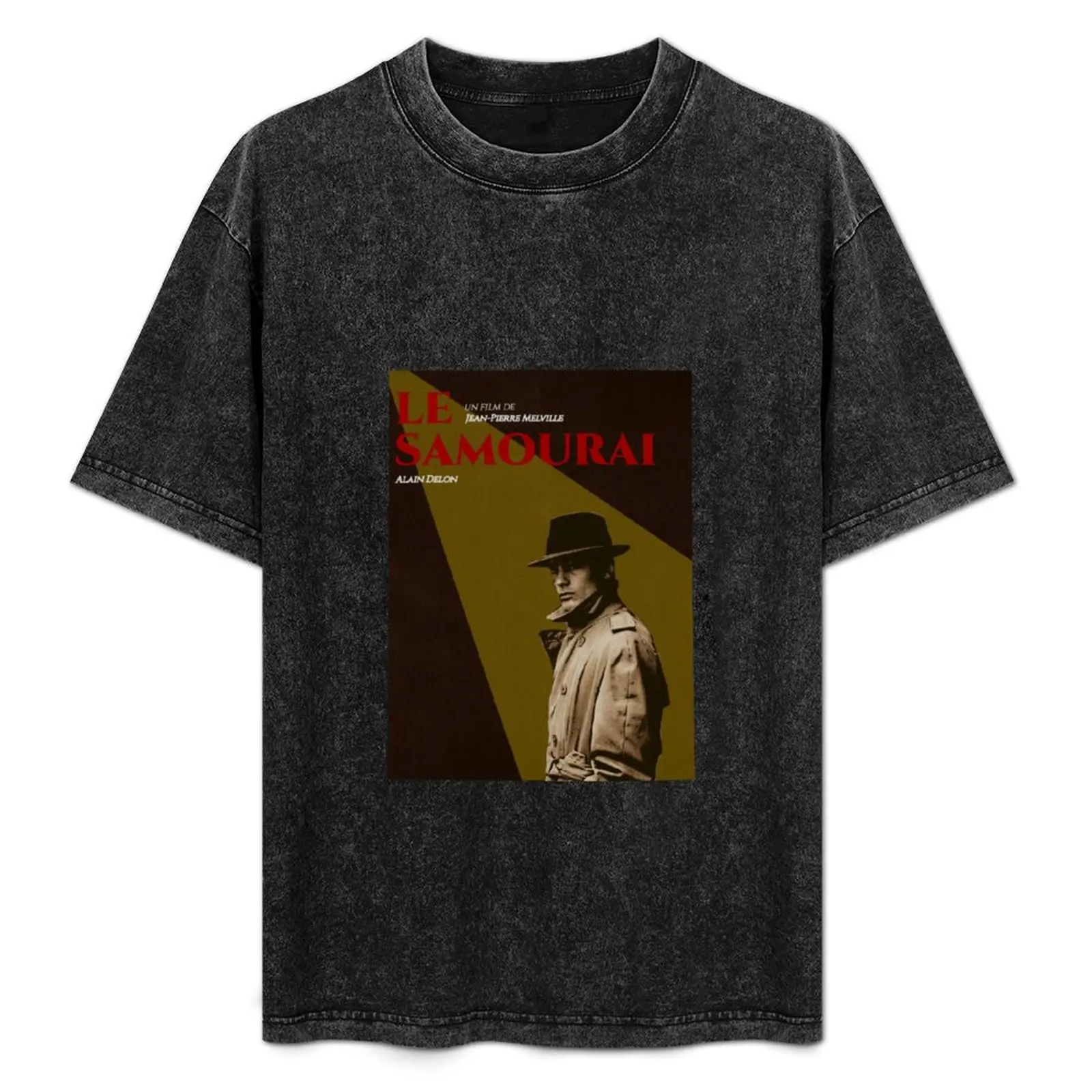 Camiseta com pôster do filme Le Samourai, camiseta plus size para uso diário