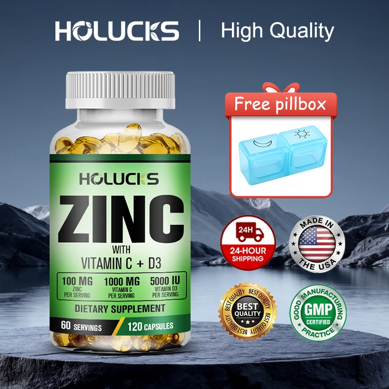 

Усовершенствованные цинковые капсулы, поддерживающие иммунную систему и ежедневное здоровье, функция мышц, здоровье дыхания и способствует впитыванию кальция.