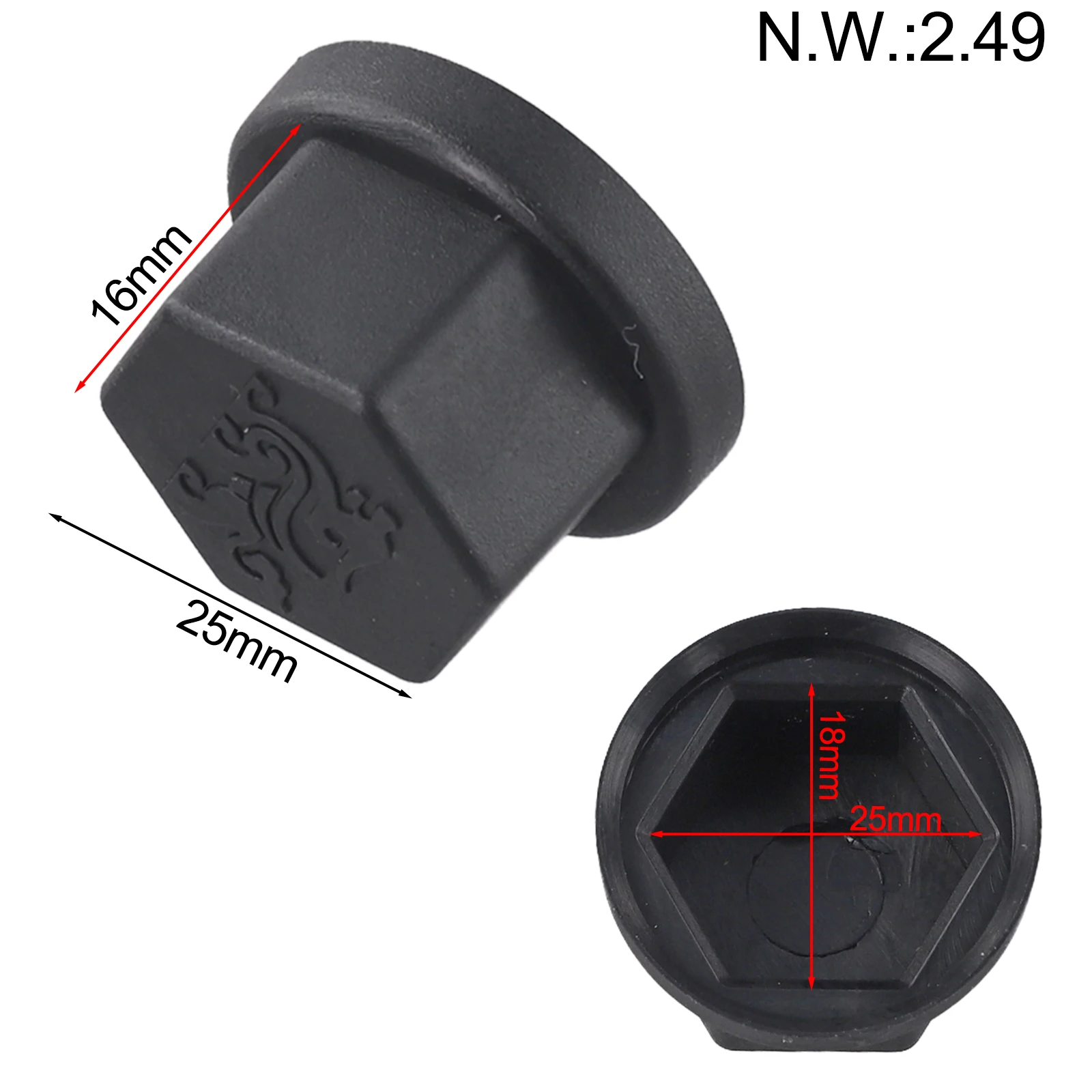 2pc Ele Scooter Nut Stopper For Kukirin For G2 For Master Scooter Rocker Axle Cover Screw Nut Stopper Protection Decor DustCover