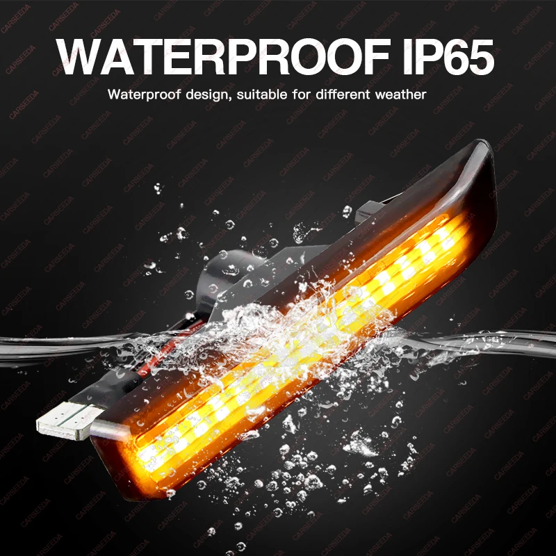 LED ديناميكية متتابعة الجانب ماركر ضوء لسيارات BMW X5 E53 الرياضة فائدة 4-Door 3 Series E36 سيدان 4-Door كوبيه 2-Door للتحويل #5