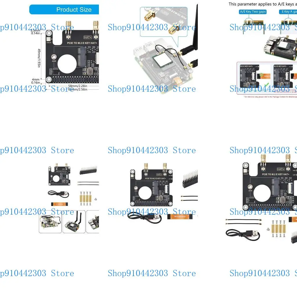 

L4MD PCIE TO M.2 E HAT+ Адаптерная поддержка карты для 5 Доска расширения