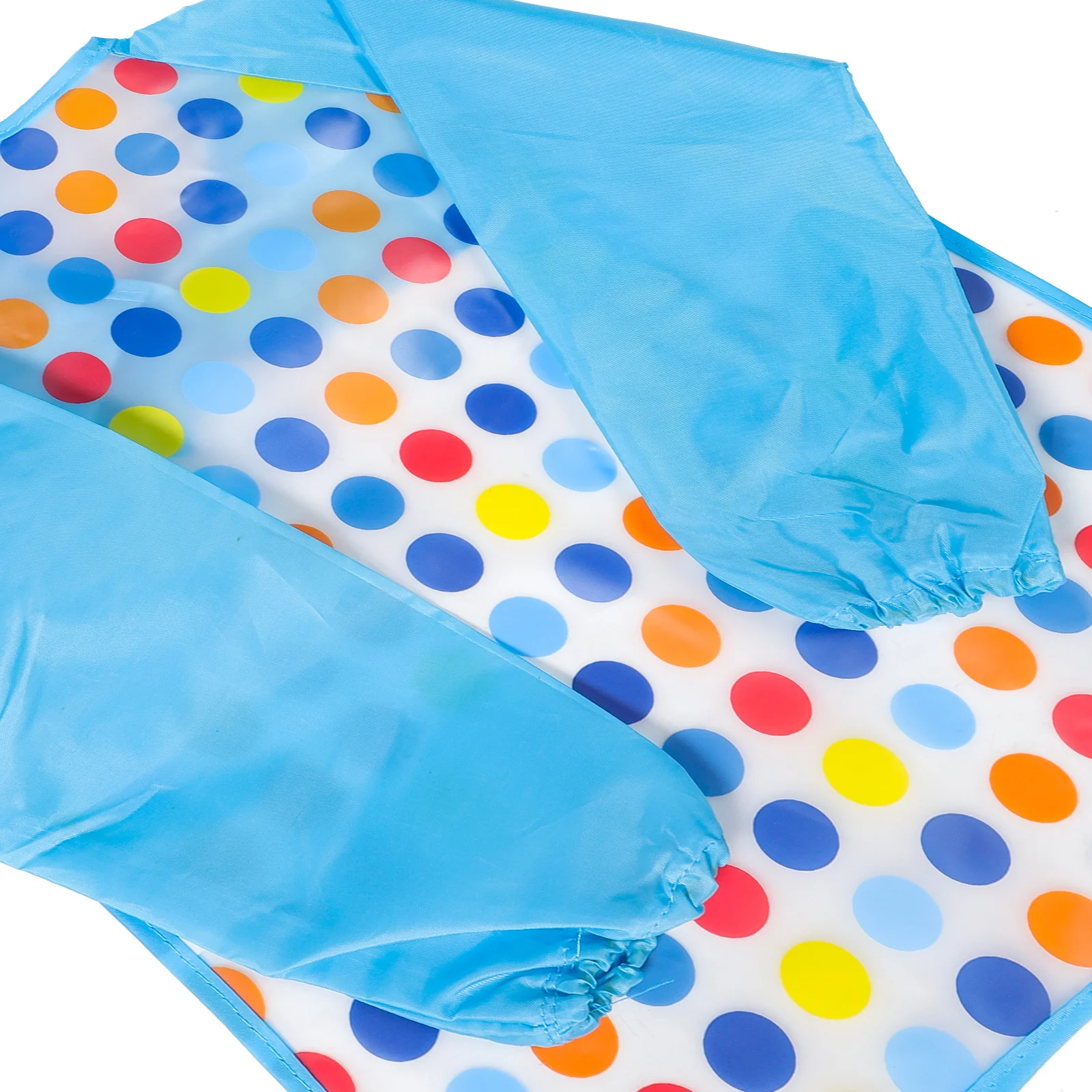 

Детский водонепроницаемый фартук, регулируемый полиэстер, детский нагрудник с рукавами и рисунком, многофункциональный защитный фартук с длинными рукавами для рисования