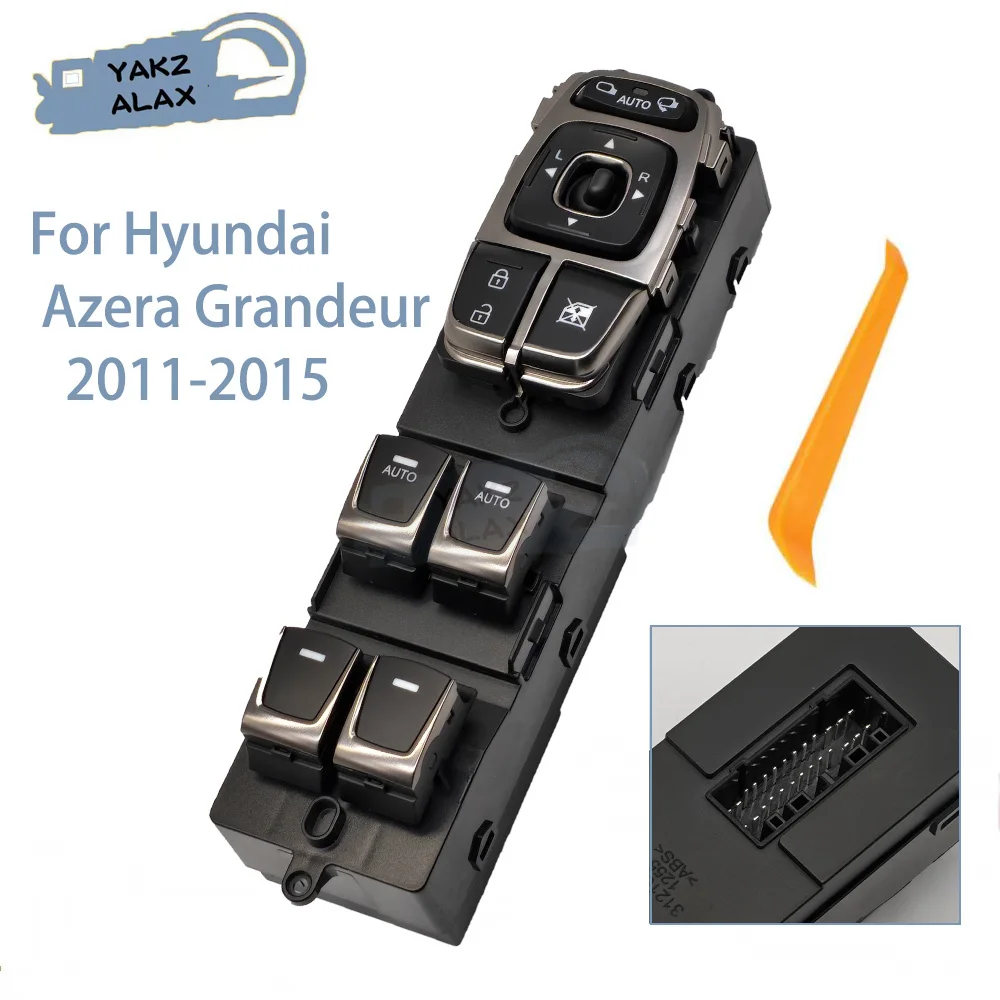 

For Hyundai Azera Grandeur 2011 2012 2013 2014 2015 93570-3V031 Window Control Switch Glass Lifter Controller Button Auto Parts