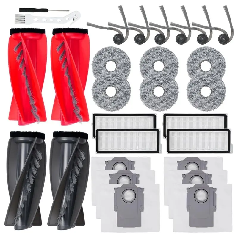 

Комплект аксессуаров A83G для робота-пылесоса Roborock Qrevo Curv/Curv S5X/Qrevo Edge/Edge S5A/Qrevo S5V, запасные части