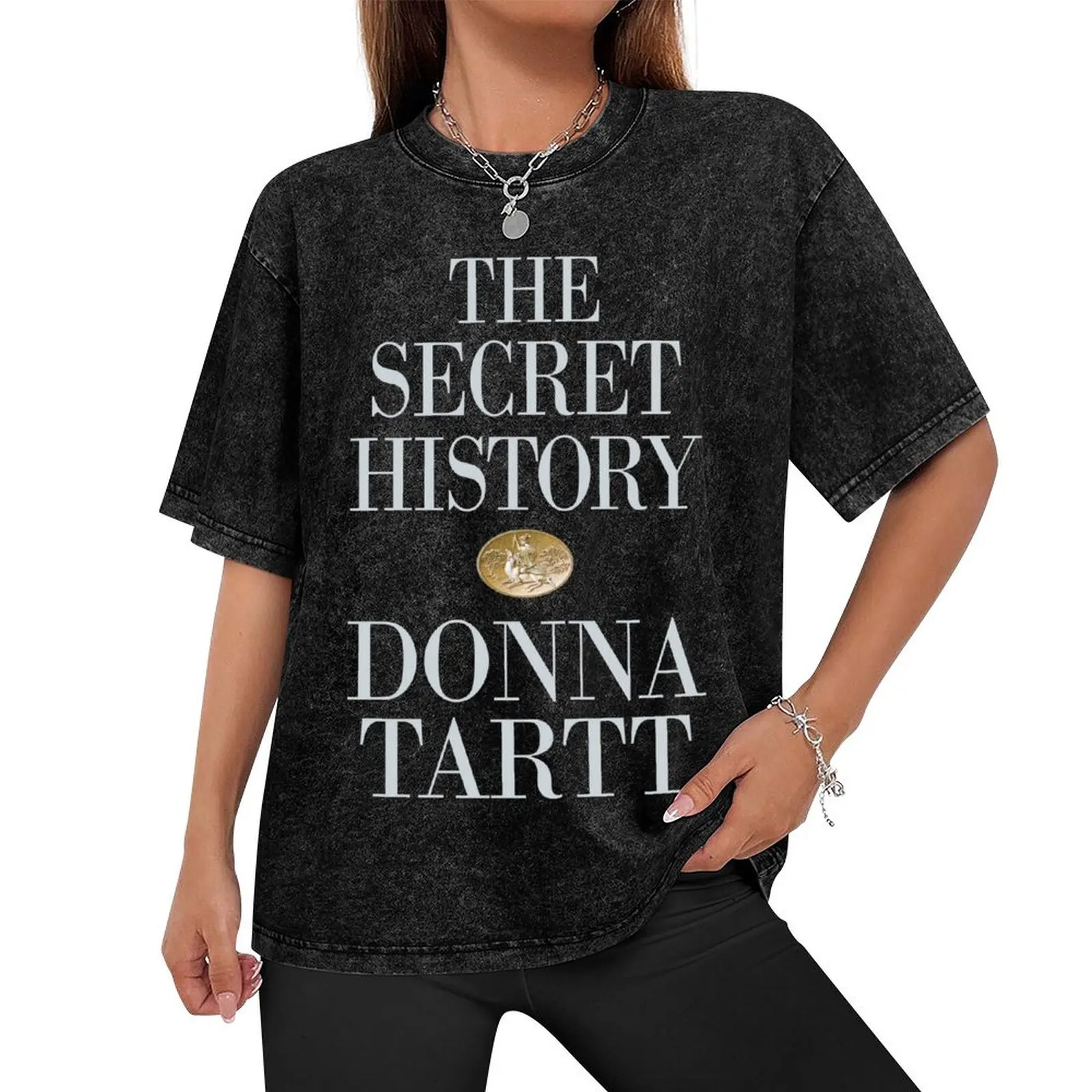 Donna Tart - The Secret History T-Shirt anime t shirts Man t-shirt korean fashion clothing for men