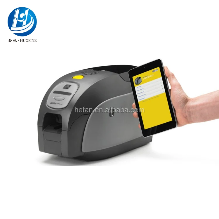 2025 Excellent Products Edge-to-Edge Printing Zebra ZXP 3 Portrait Card Printer