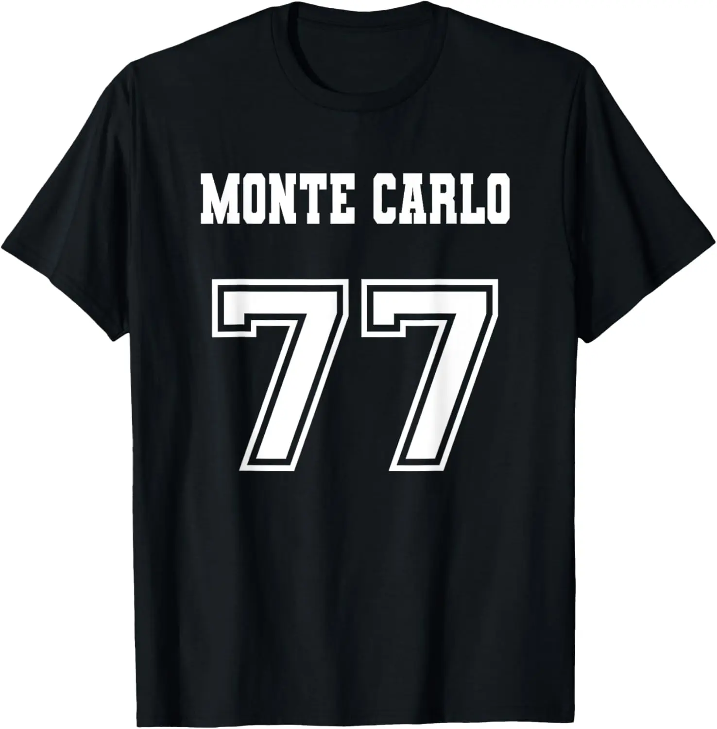 Jersey Style Monte Carlo 77 1977 Old School Muscle Car T-Shirt