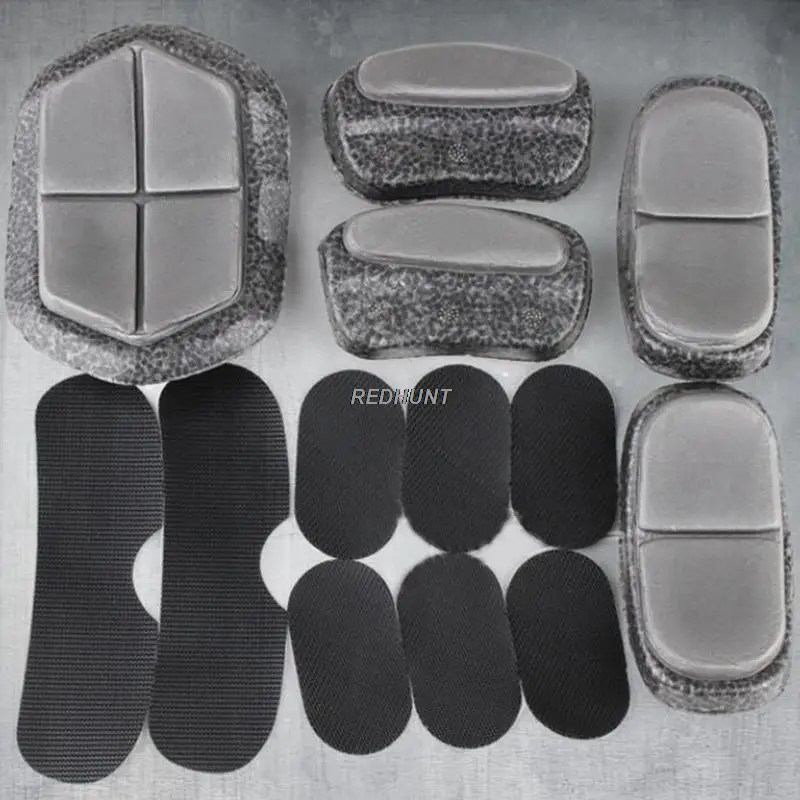 Tactical Helmet Pads 13Pcs Helmet Foam Pad Fast Helmet DIY Protective Cushion EPP Sponge Pad Motorcycle Helmet Accessories