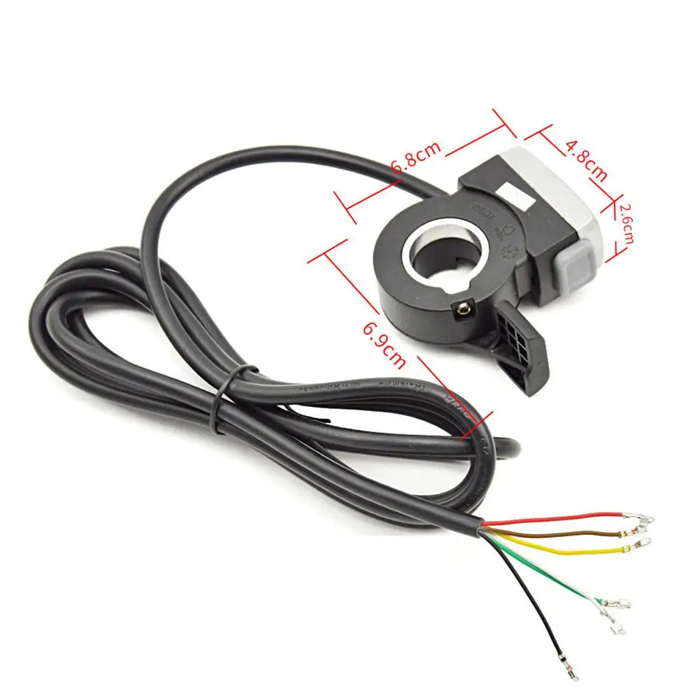 E-bike Finger Throttle Assembly Bicycle Variable Speed Power Display Controller Thumb Switch Governor