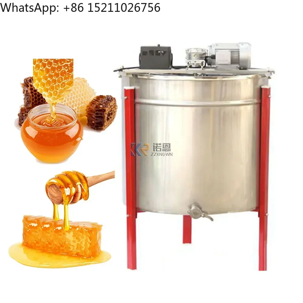 2024 Electrical 12 Frames Reversible Honey Extractor Beekeeping Equipment Reversible Radial Bee Honey Processing Machine