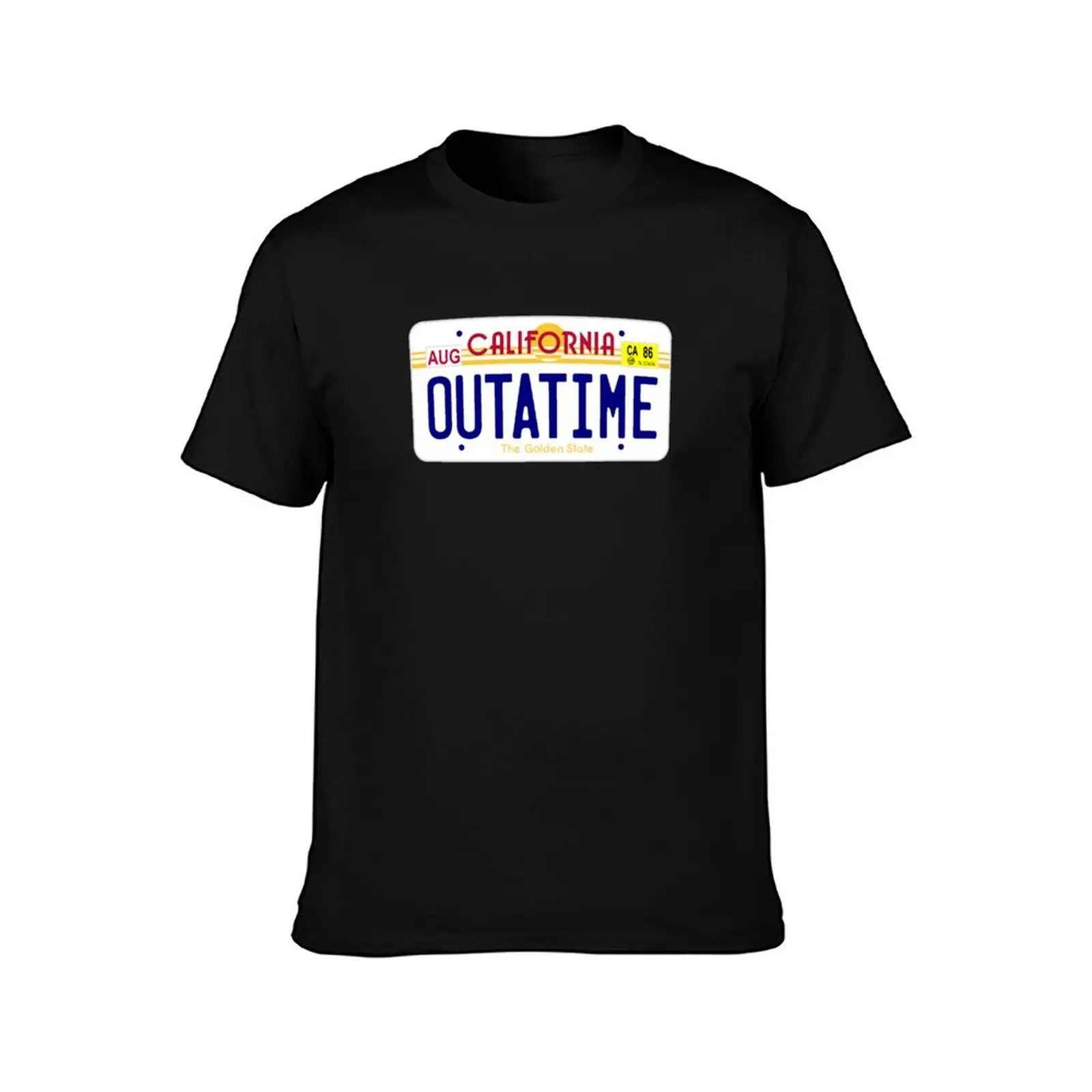 OUTATIME T-Shirt boys whites oversized t shirt cotton graphic tees tshirts for men