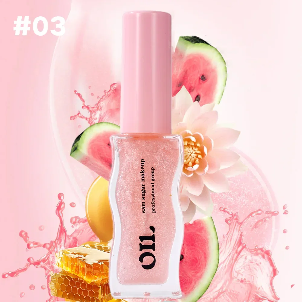 Fruit Honey Essence Lip Oil Sexy Plump Lip Jelly Strawberry Tinted Lip Liquid Waterproof Moisturize Oil Lipgloss Makeup Makeup