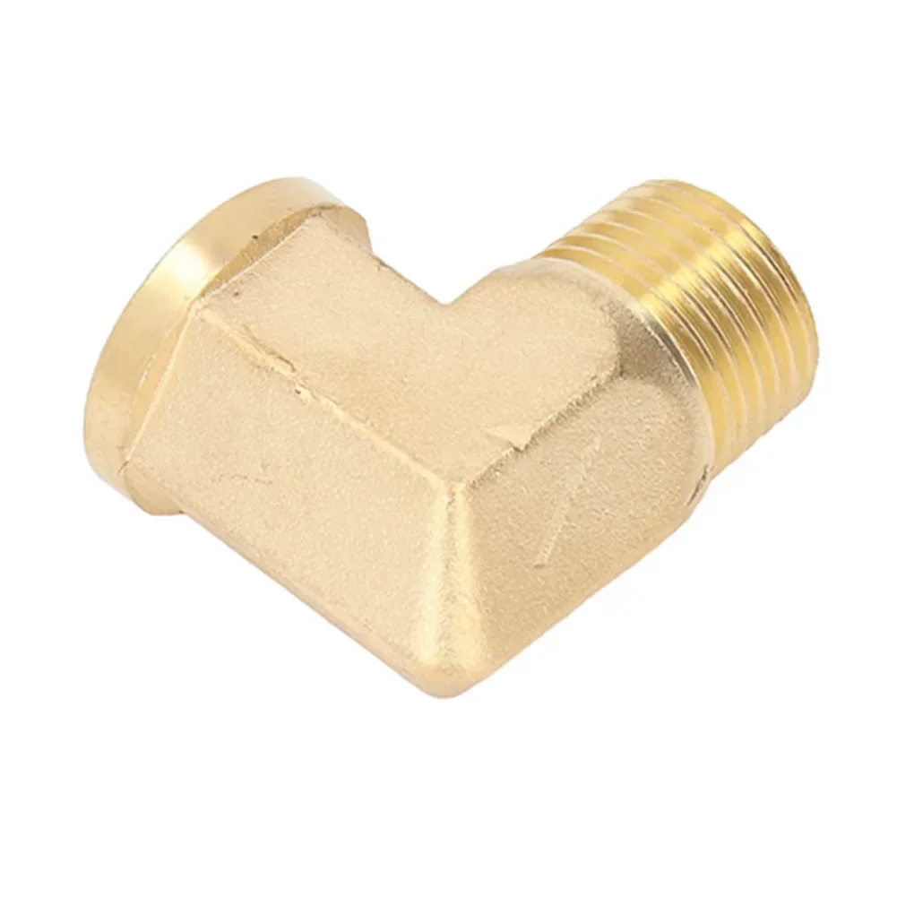 Raccordo per tubo flessibile in ottone 1/8NPT 1/4NPT 3/8NPT 1/2NPT Raccordo per tubo a gomito in ottone da 90 gradi Accoppiatore connettore