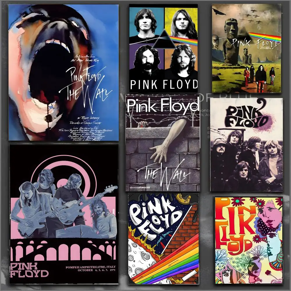 Pink Floyd band Poster Modern Aesthetic Wall Art Print Minimalist Bedroom Living Room Home Decor Gift
