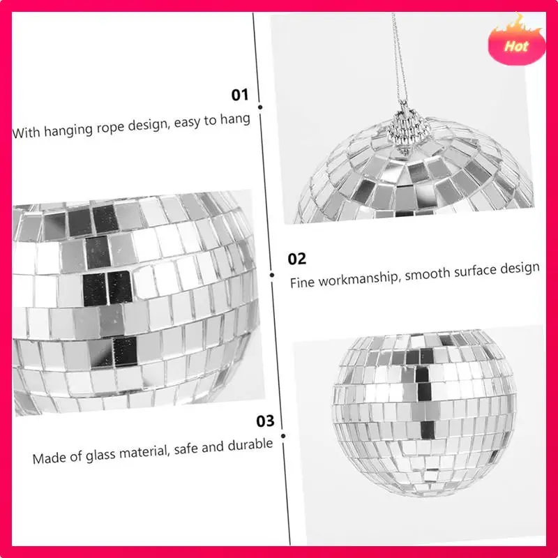 كرة ديسكو صغيرة متعددة المرآة، كرة معلقة لحفلات الزفاف، كرة ليزر إسفنجية، بار KTV