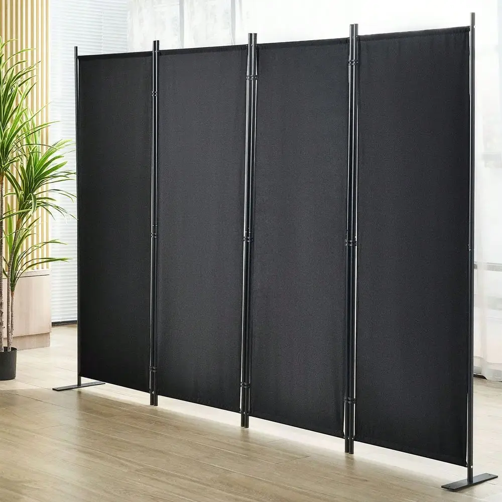

Divider, 5.6 Ft Room Dividers And Folding Privacy Screens 4Panel, Fabric Partition Room Dividers For Office, Bedroom, Dining Ro