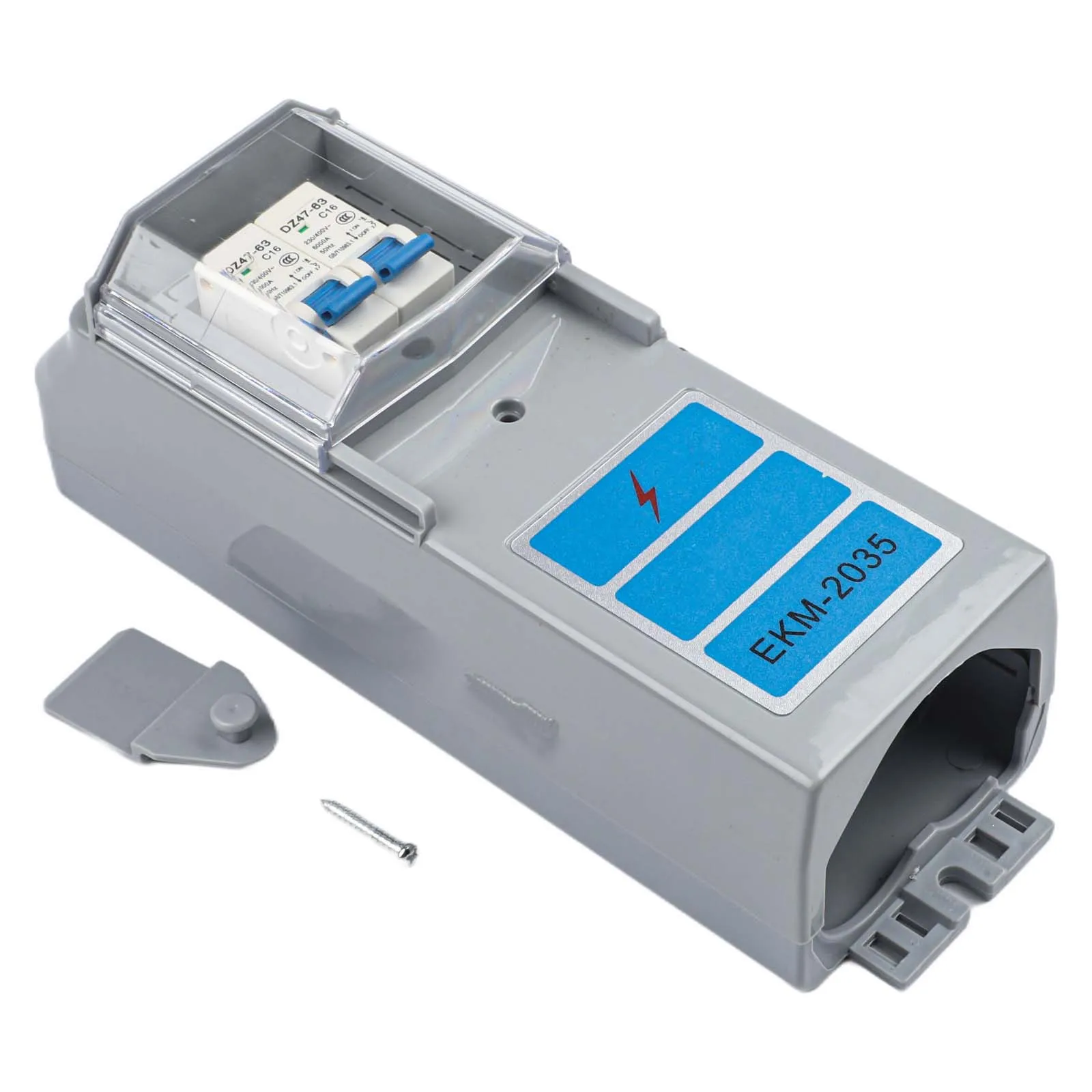 

Compact Street Light Junction Box for EKM2035 with 2P Circuit Breaker and Wide Cable Compatibility for Lighting