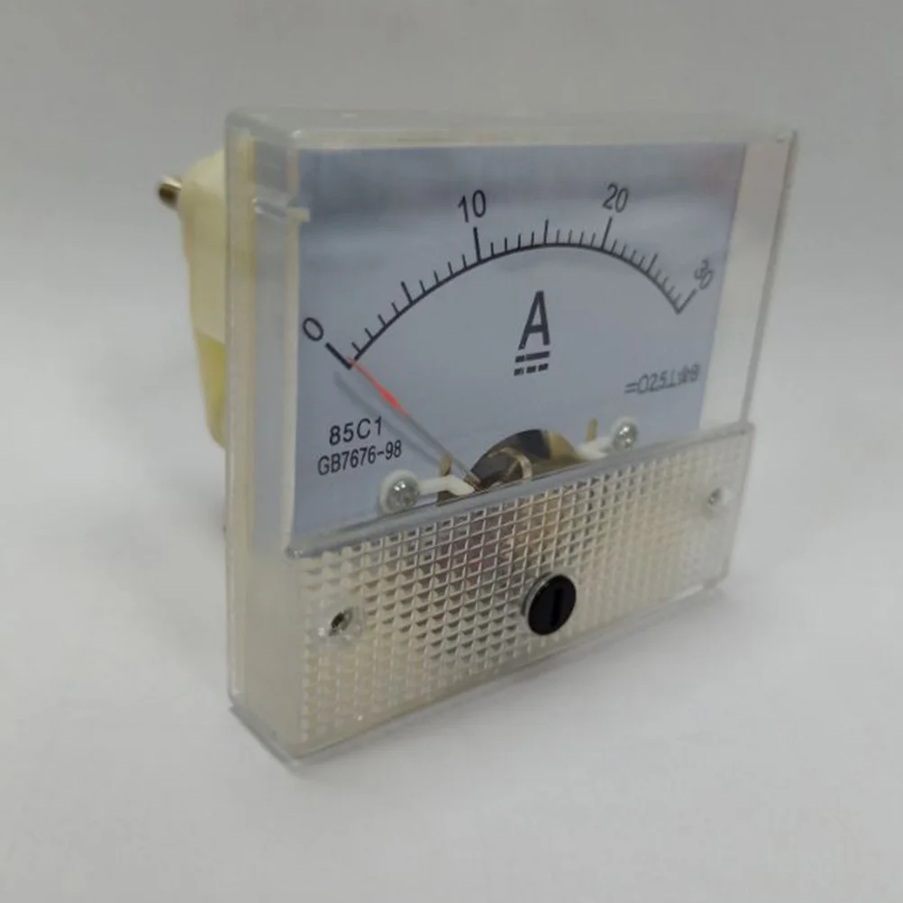 

Dc 30A Analog Voltmeter Panel Meter High Grade Abs Plastic Durable Voltage Indicator For Power Supply Project