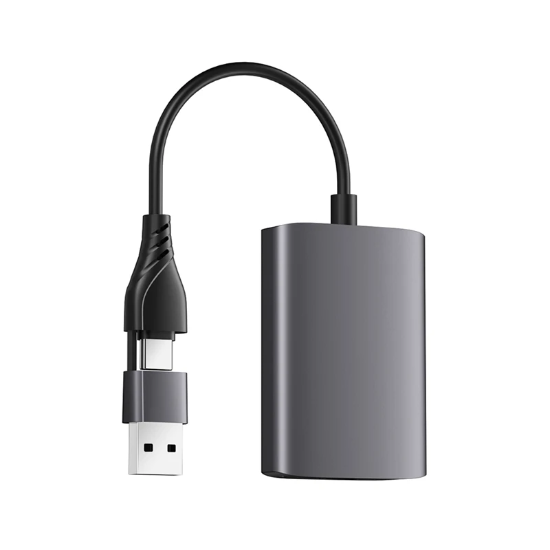 

Преобразователь Type-C USB3.0 в Dual-совместимый преобразователь 1080P 60 Гц HD для одновременного отображения дисплеев с двумя экранами Простота в использовании