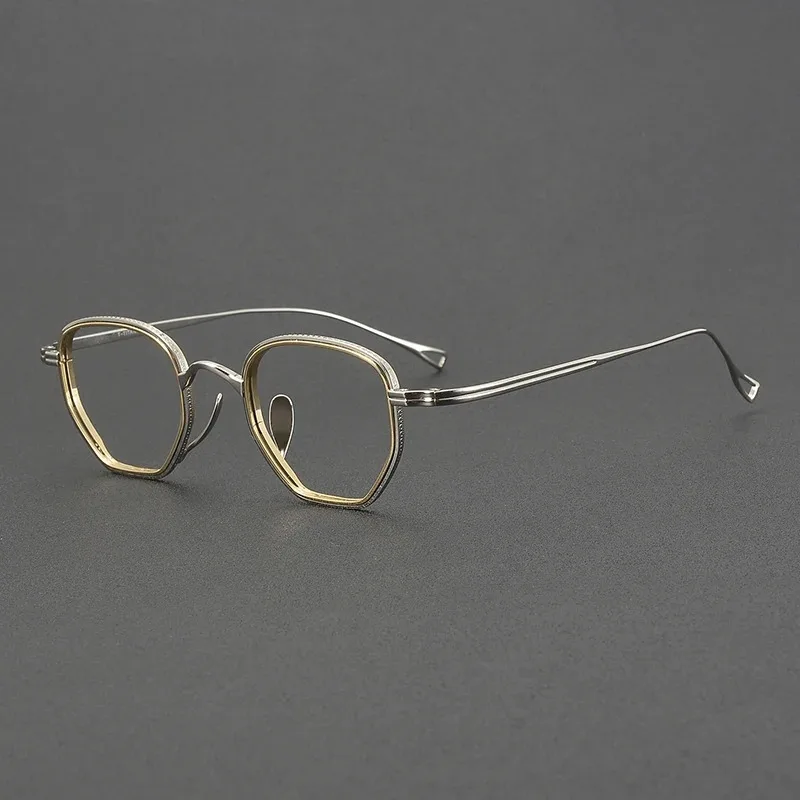 BETSION Japanese Titanium Eyeglasses Frames Men Women Square Glasses Ultralight High Quality Eyewear Spectacles #1235