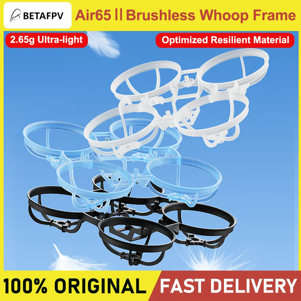 BETAFPV Air65 II 65mm 1S Brushless Whoop Frame Kit für Micro FPV Racing Drohne - Leichtgewichtiges Racing-Drohnen-Rahmenset