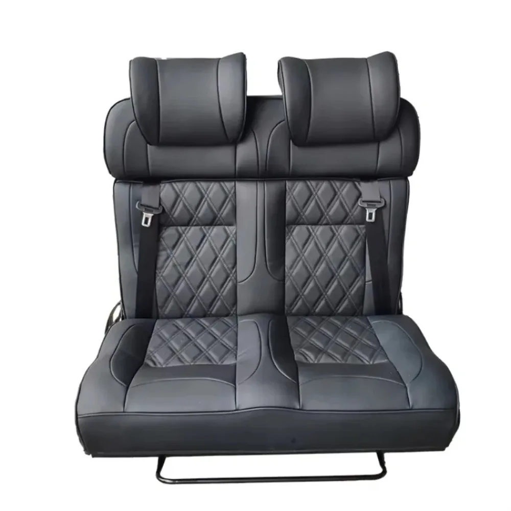 Campervans & Motorhomes Custom Single PU Leather Seat with Folding Van Seat Adjustable Comfort for RV Copilot Modification