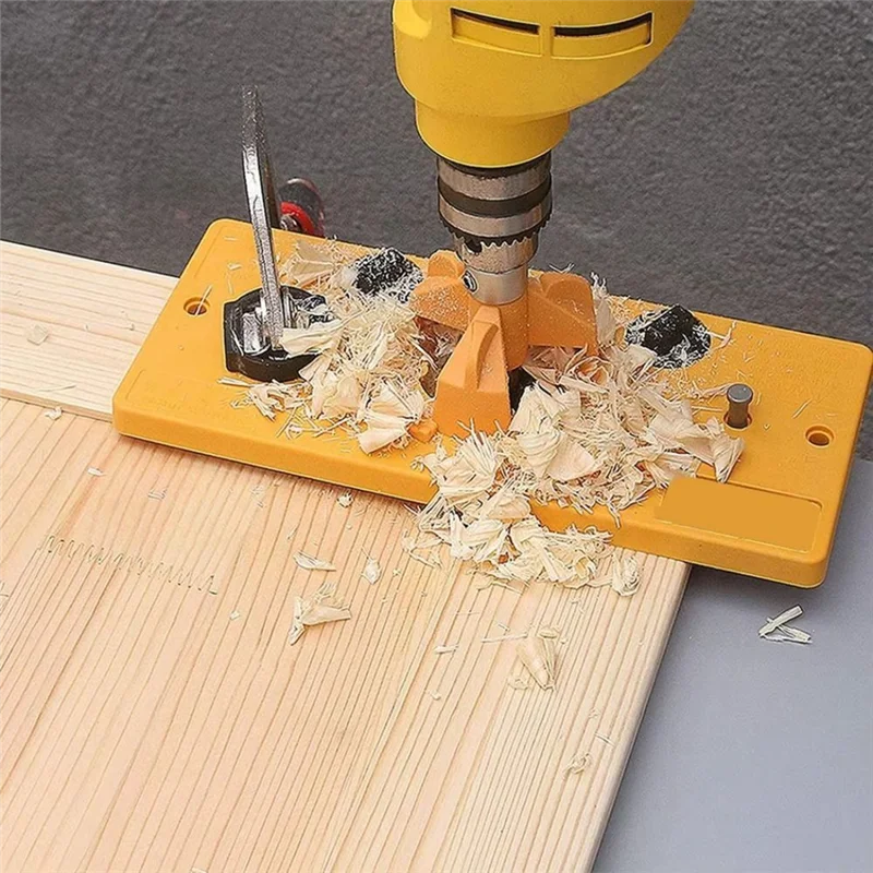 

B08B-Hole Locator Tool Kit For Drilling Hinges Positioning Cup Style Boring Guide Door Hole Template Hinge Jig