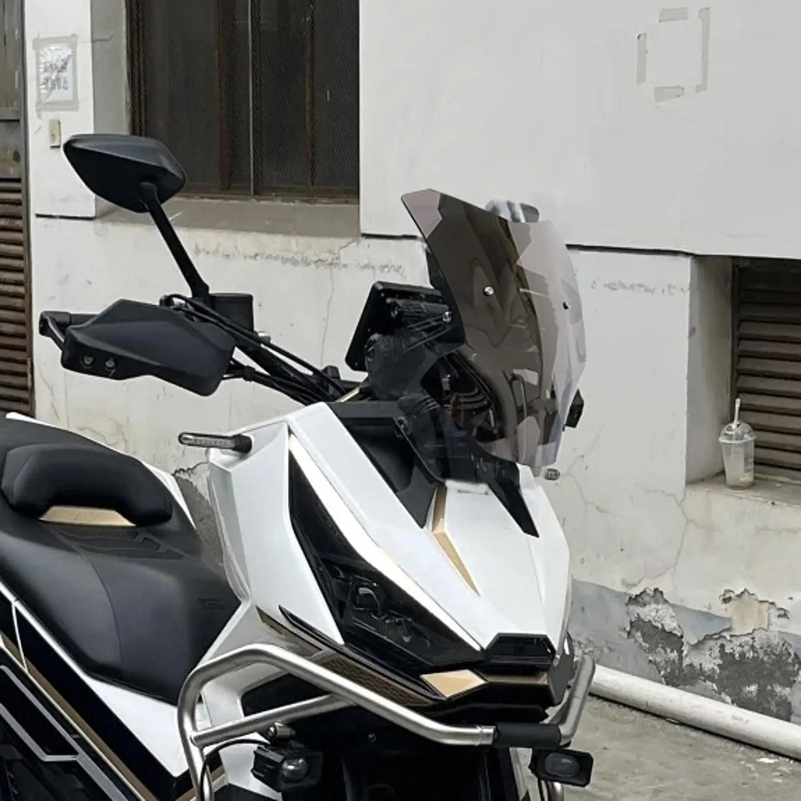 オートバイフロントガラスモダンフロントレインシールド Zontes 368G 用