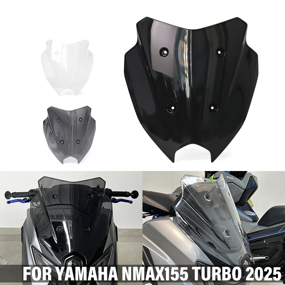 

Для YAMAHA NMAX155 TURBO NMAX125 V3 NMAX155 V3 2025 мотоциклетный обтекатель ветрового стекла, аксессуары, щит, дефлектор, защита лобового стекла